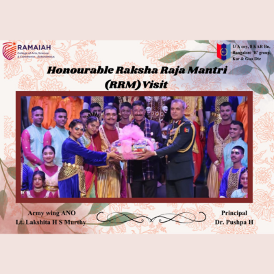 Honourable Raksha Raja Mantri (RRM) Visit